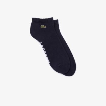 Lacoste Lacoste SPORT Branded Low-Cut Cotton Socks - Ponožky Pánské Tmavě Blankyt Blankyt / Bílé | C